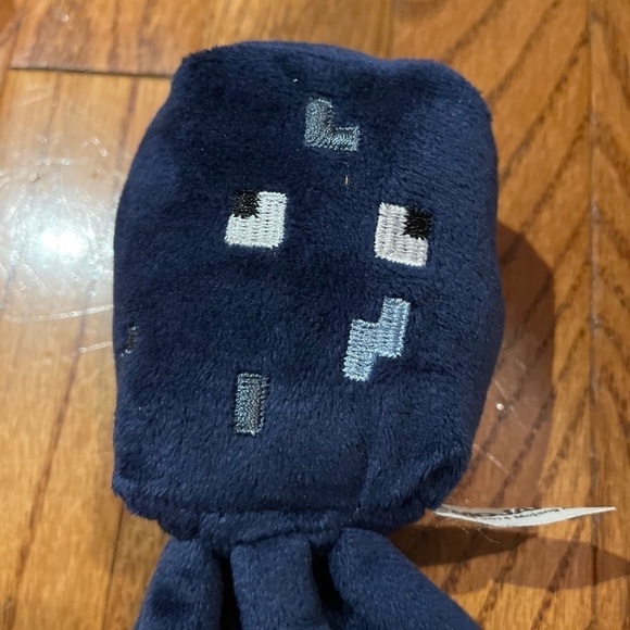 2014 Mojang Jazzwares Minecraft Blue Baby Squid Octopus Plush Toy Doll Figure 7" - Picture 2 of 7